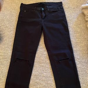 Black Distressed KanCan Jeans